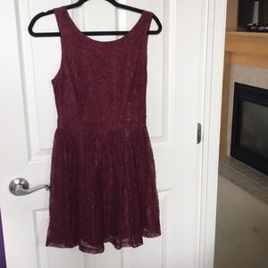 Maroon sun dress